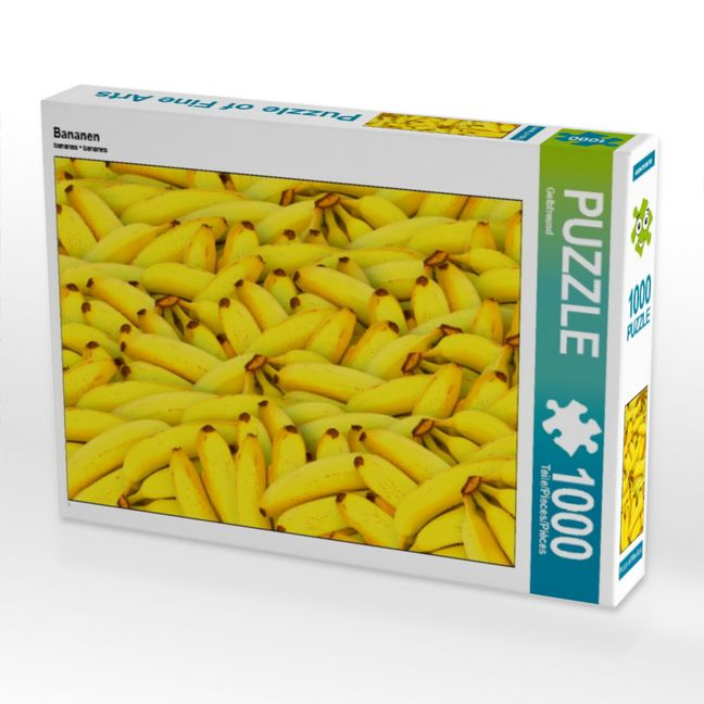 Produktbild: CALVENDO Puzzle Bananen 1000 Teile Puzzle quer | 1000 Teile Lege-Gr&ouml;&szlig;e 64 &times; 48 cm Foto-Puzzle f&uuml;r gl&uuml;ckliche Stunden