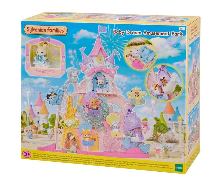 Produktbild: Sylvanian Families 5841 - Baby Dream Amusement Park, Freizeitpark Gl&uuml;ckstraum, Gro&szlig;es Spielset