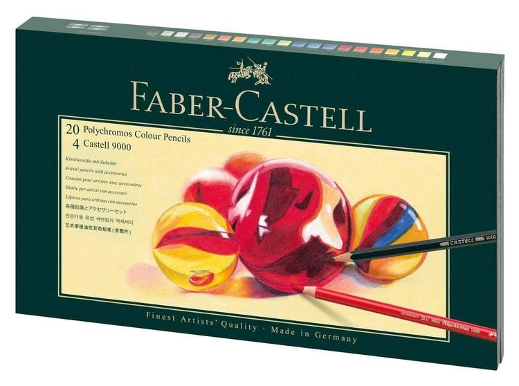 Produktbild: Faber-Castell Geschenkset Polychromos + Zubeh&ouml;r