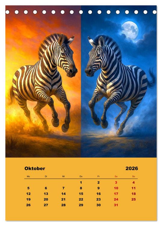Produktbild: Spiegelwildnis (Tischkalender 2026 DIN A5 hoch), CALVENDO Monatskalender