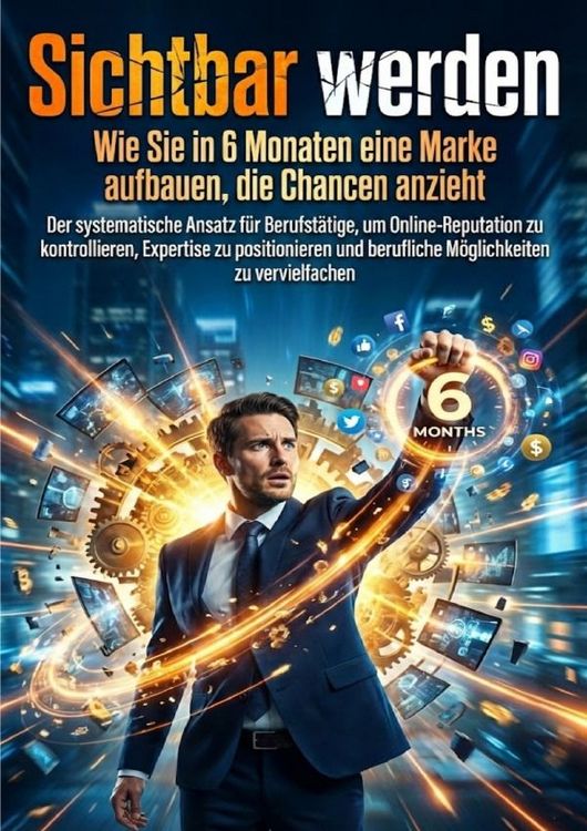 Produktbild: Sichtbar werden: Wie Sie in 6 Monaten eine Marke aufbauen, die Chancen anzieht