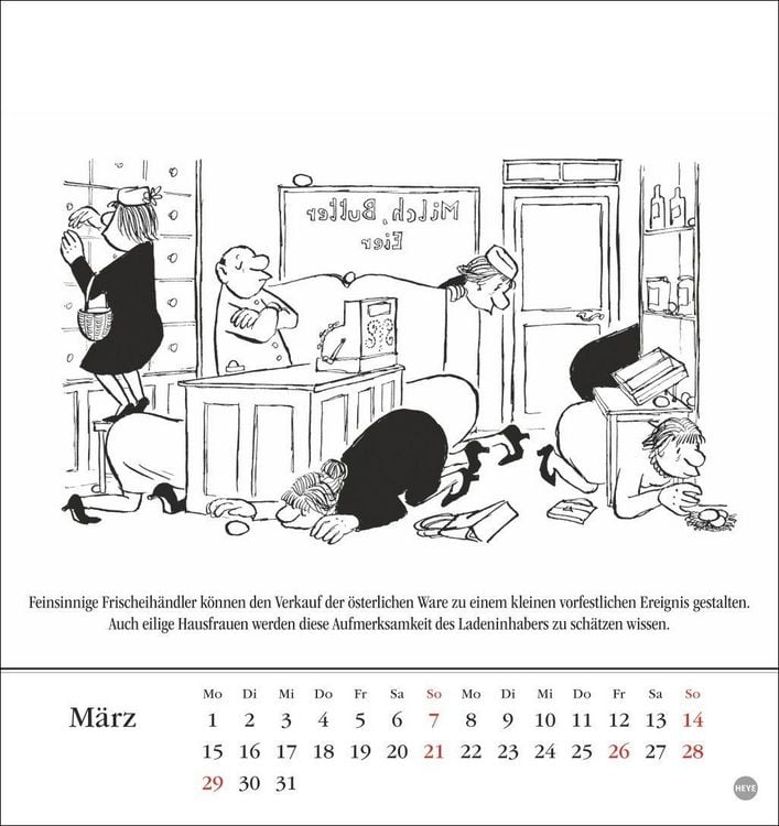 Produktbild: Loriot Postkartenkalender 2027