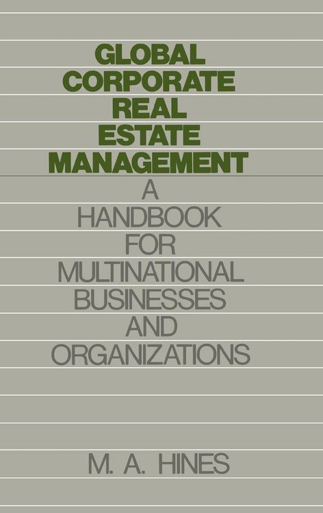 Produktbild: Global Corporate Real Estate Management