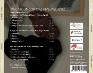 Produktbild: Two Violin Sonatas,Five Melodies