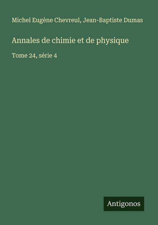 Produktbild: Annales de chimie et de physique