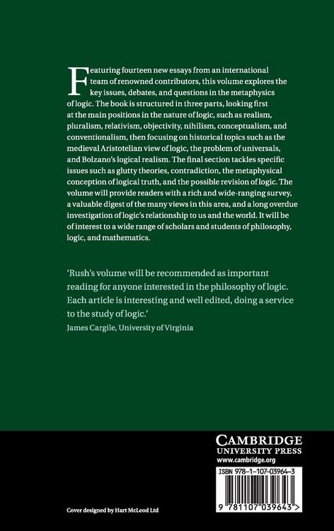 Produktbild: The Metaphysics of Logic
