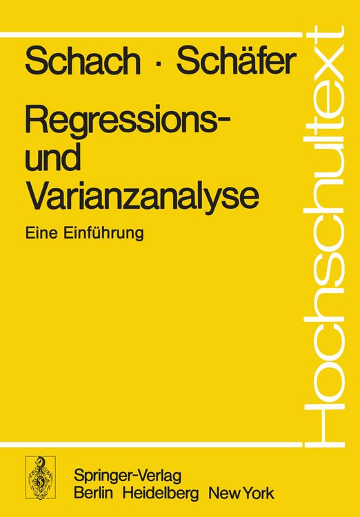 Produktbild: Regressions- und Varianzanalyse