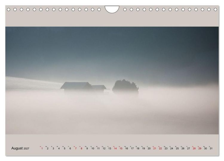 Produktbild: Fogscapes - magische Nebellandschaften (Wandkalender 2027 DIN A4 quer), CALVENDO Monatskalender