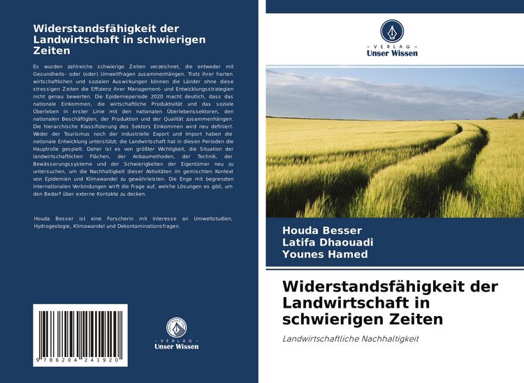 Produktbild: Widerstandsf&auml;higkeit der Landwirtschaft in schwierigen Zeiten