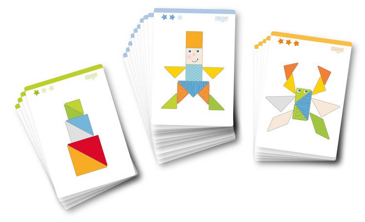 Produktbild: Legespiel Bunter Tangram-Mix