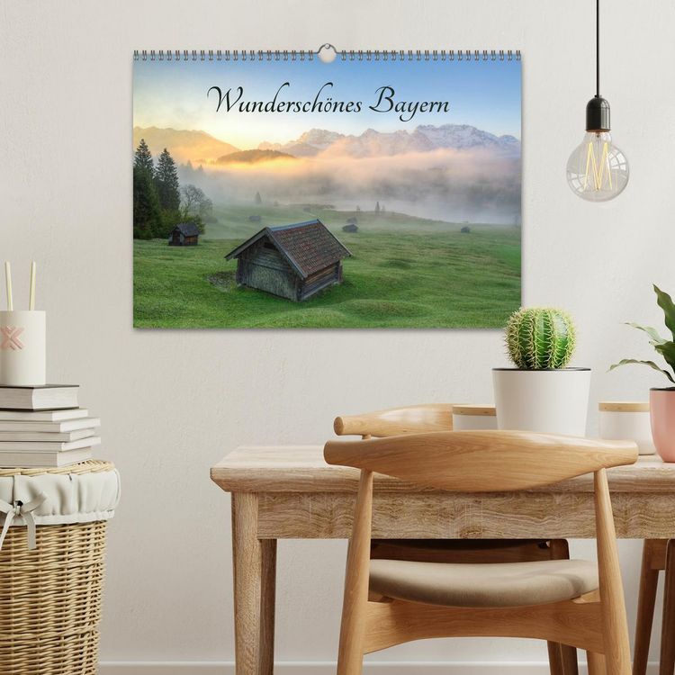 Produktbild: Wundersch&ouml;nes Bayern (Wandkalender 2026 DIN A3 quer), CALVENDO Monatskalender