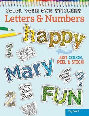 Produktbild: Color Your Own Stickers Letters & Numbers
