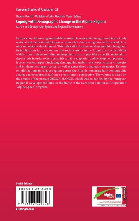 Produktbild: Coping with Demographic Change in the Alpine Regions