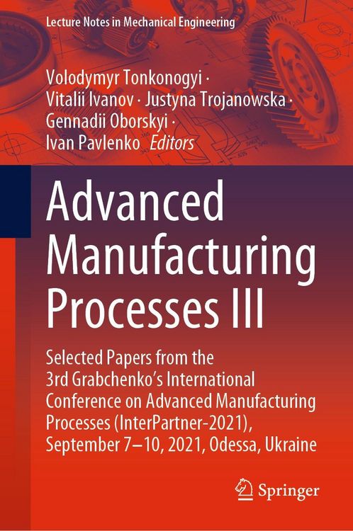 Produktbild: Advanced Manufacturing Processes III