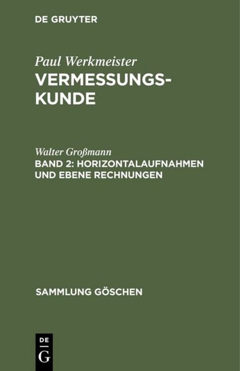 Produktbild: Horizontalaufnahmen und ebene Rechnungen