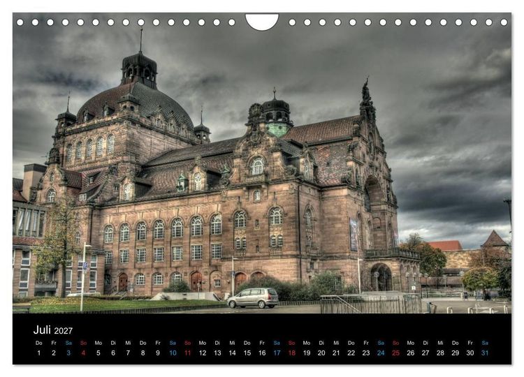 Produktbild: Meine Stadt N&uuml;rnberg 2027 (Wandkalender 2027 DIN A4 quer), CALVENDO Monatskalender
