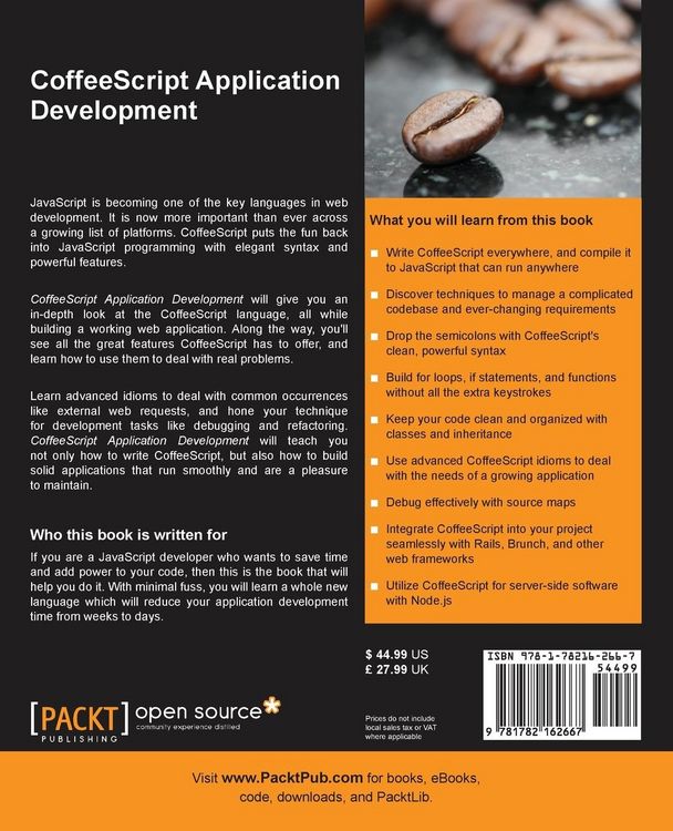 Produktbild: Coffeescript Application Development