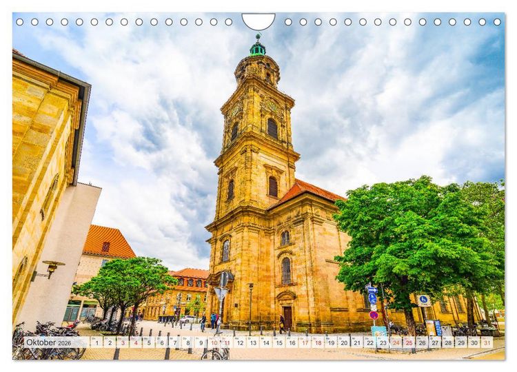 Produktbild: Erlangen Impressionen (Wandkalender 2026 DIN A4 quer), CALVENDO Monatskalender