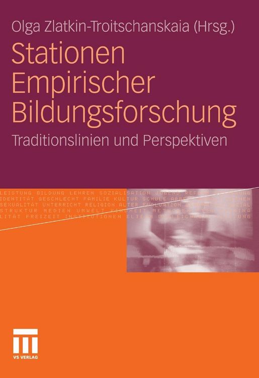 Produktbild: Stationen Empirischer Bildungsforschung