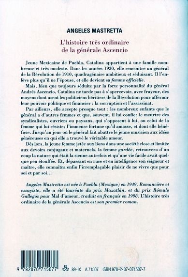 Produktbild: L'histoire très ordinaire de la générale Ascencio