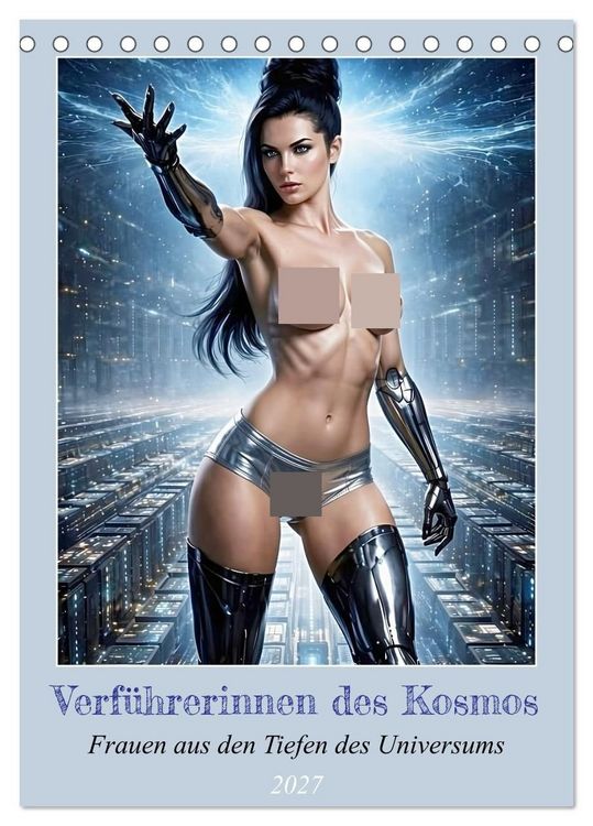 Produktbild: Verf&uuml;hrerinnen des Kosmos (Tischkalender 2027 DIN A5 hoch), CALVENDO Monatskalender