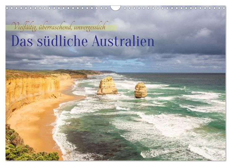 Produktbild: Das s&uuml;dliche Australien - vielf&auml;ltig, &uuml;berraschend, unvergesslich (Wandkalender 2027 DIN A3 quer), CALVENDO Monatskalender