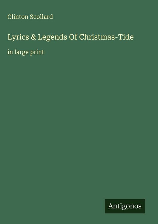Produktbild: Lyrics & Legends Of Christmas-Tide