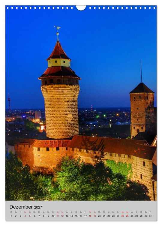 Produktbild: N&Uuml;RNBERG. Du bist so sch&ouml;n (Wandkalender 2027 DIN A3 hoch), CALVENDO Monatskalender