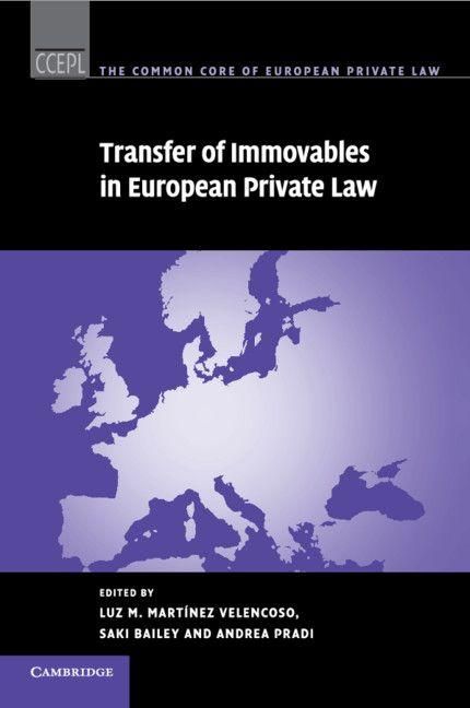 Produktbild: Transfer of Immovables in European Private Law