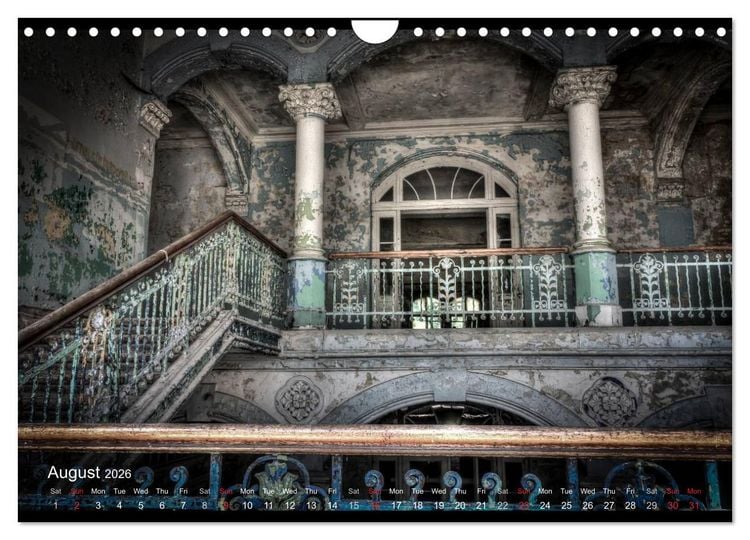Produktbild: Lost Places HDR Beelitz II (Wall Calendar 2026 DIN A4 landscape), CALVENDO 12 Month Wall Calendar
