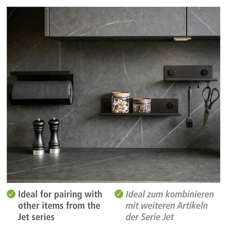 Produktbild: K&uuml;chenregal Mod. Jet M, aus pulverbeschichtetem Metall