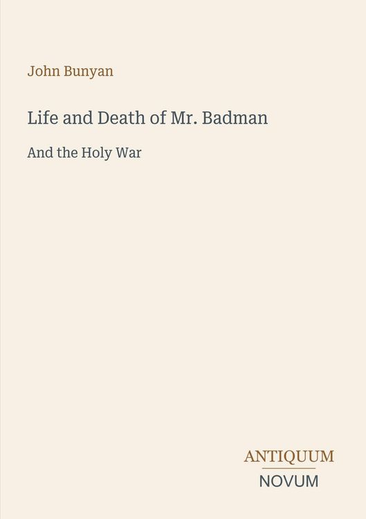 Produktbild: Life and Death of Mr. Badman