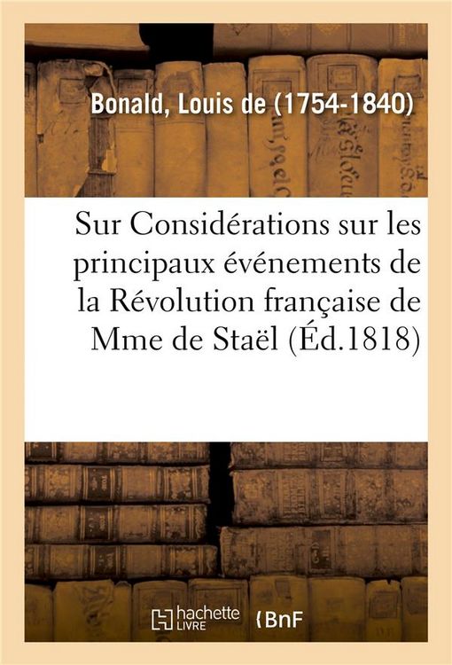 Produktbild: Observations Sur l'Ouvrage de Mme La Baronne de Sta&euml;l