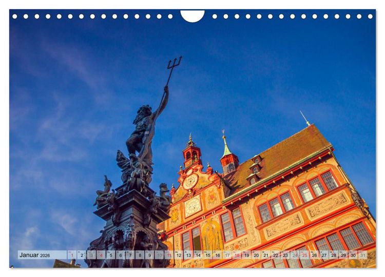 Produktbild: T&uuml;bingen - Impressionen aus der Universit&auml;tsstadt (Wandkalender 2026 DIN A4 quer), CALVENDO Monatskalender