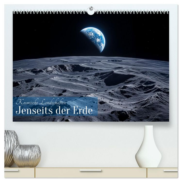 Produktbild: Kosmische Landschaften - Jenseits der Erde (hochwertiger Premium Wandkalender 2026 DIN A2 quer), Kunstdruck in Hochglanz