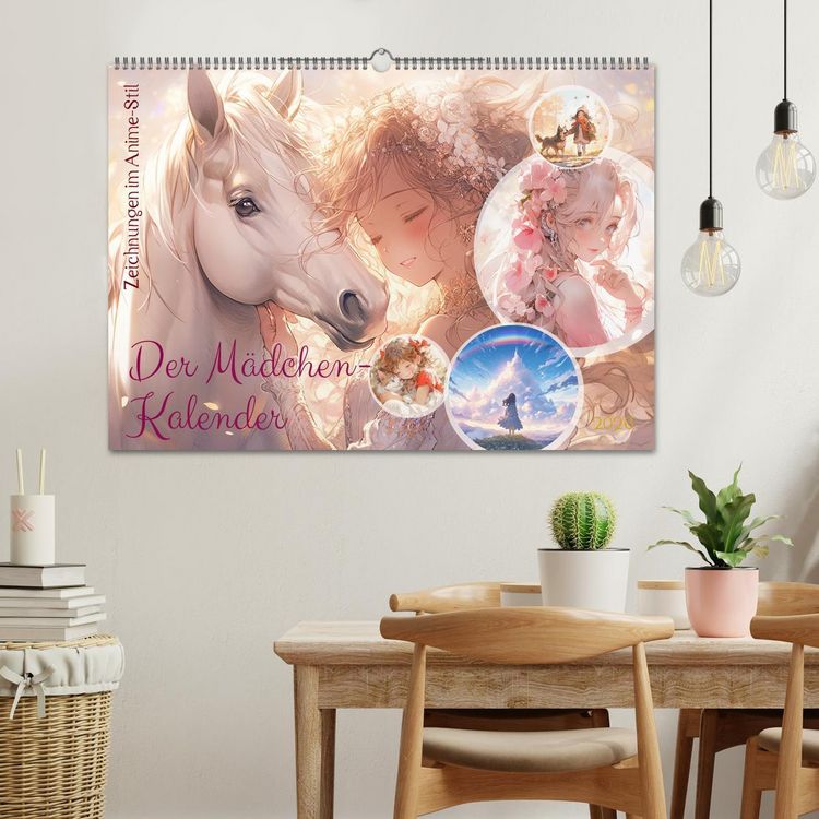 Produktbild: Der M&auml;dchen-Kalender (Wandkalender 2026 DIN A2 quer), CALVENDO Monatskalender