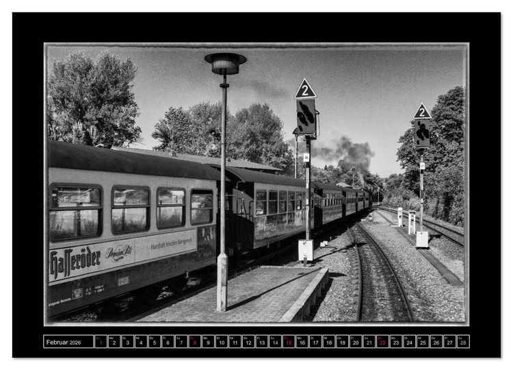 Produktbild: Unter Dampf - Eisenbahnromantik im Harz (Wandkalender 2026 DIN A3 quer), CALVENDO Monatskalender