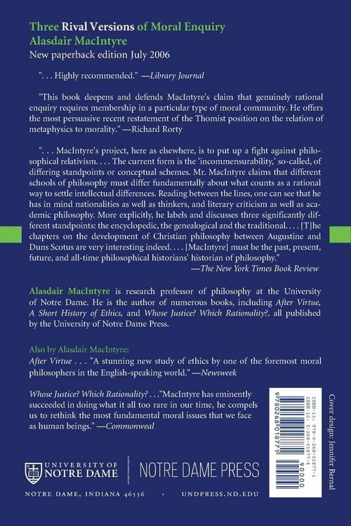 Produktbild: Three Rival Versions of Moral Enquiry