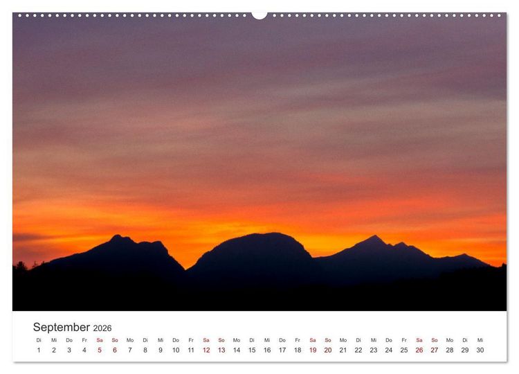 Produktbild: Alpenland &Ouml;sterreich (Wandkalender 2026 DIN A2 quer), CALVENDO Monatskalender