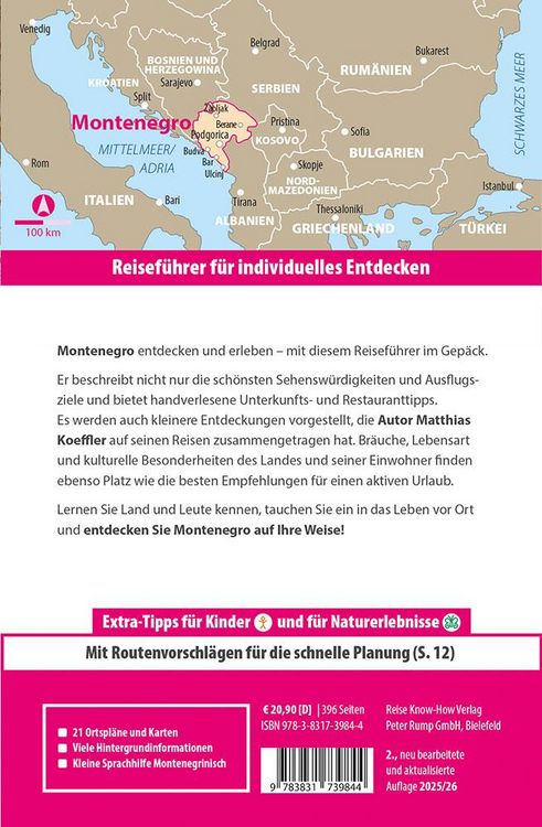 Produktbild: Reise Know-How Reisef&uuml;hrer Montenegro