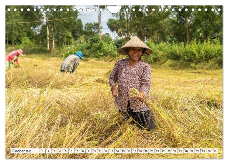 Produktbild: K&ouml;nigreich Kambodscha (Wandkalender 2026 DIN A4 quer), CALVENDO Monatskalender