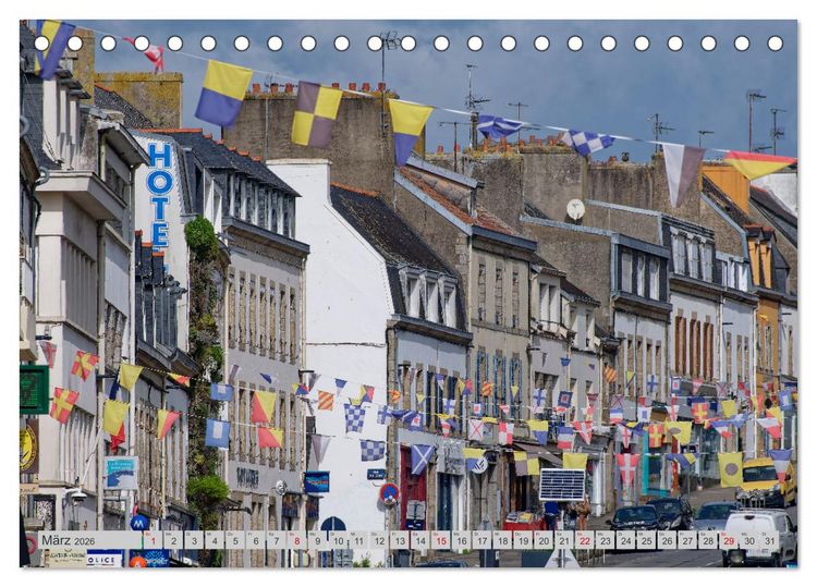 Produktbild: Cote Sauvage. Wilde Atlantikk&uuml;ste der Bretagne. (Tischkalender 2026 DIN A5 quer), CALVENDO Monatskalender