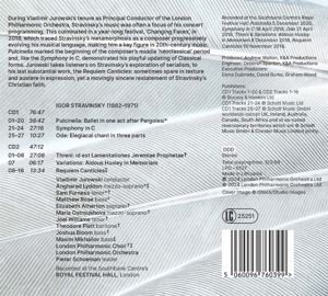 Produktbild: Jurowski conducts Stravinsky Vol. 3