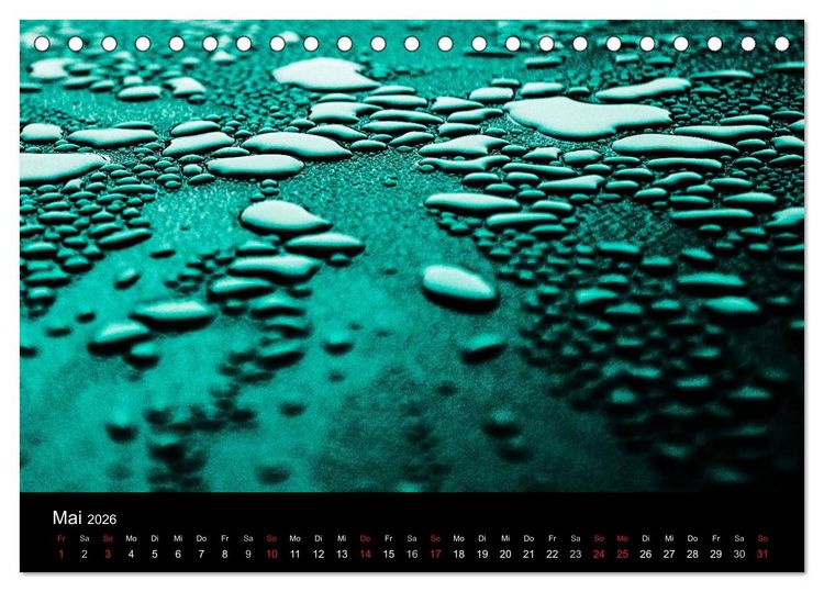 Produktbild: Lamborghini im Regen (Tischkalender 2026 DIN A5 quer), CALVENDO Monatskalender
