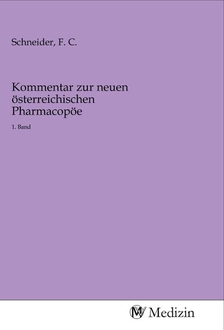 Produktbild: Kommentar zur neuen &ouml;sterreichischen Pharmacop&ouml;e