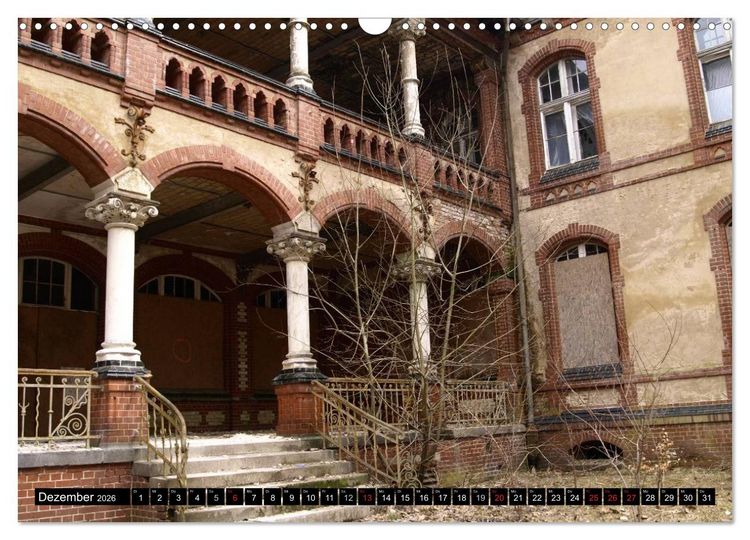 Produktbild: Beelitz Heilst&auml;tten-Faszination des Verfalls (Wandkalender 2026 DIN A3 quer), CALVENDO Monatskalender