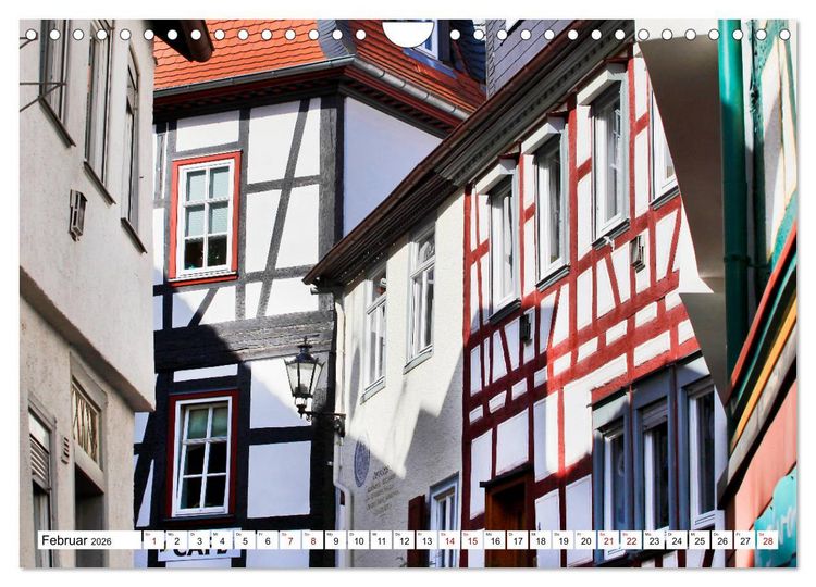Produktbild: Barbarossastadt Gelnhausen vom Frankfurter Taxifahrer Petrus Bodenstaff (Wandkalender 2026 DIN A4 quer), CALVENDO Monatskalender