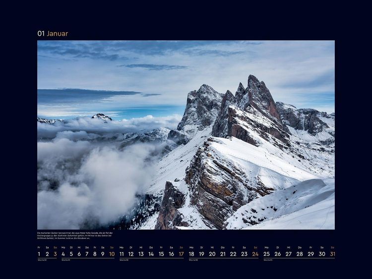Produktbild: Farben der Erde Europa - KUNTH Wandkalender 2027