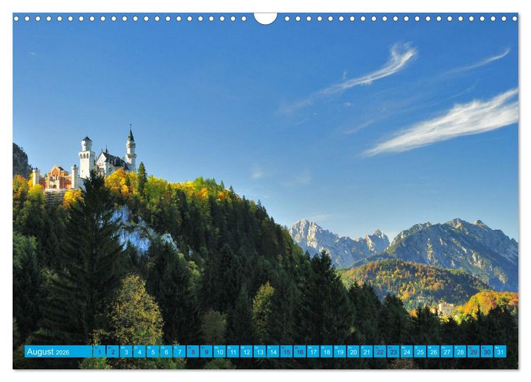 Produktbild: Wo Bayern am sch&ouml;nsten ist (Wandkalender 2026 DIN A3 quer), CALVENDO Monatskalender