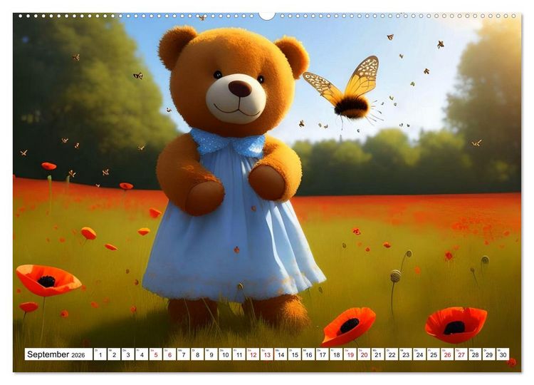Produktbild: Sommerb&auml;rchen (hochwertiger Premium Wandkalender 2026 DIN A2 quer), Kunstdruck in Hochglanz